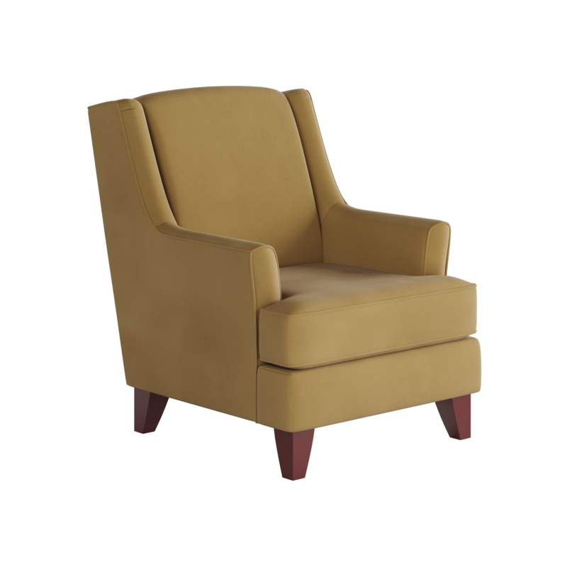 Mid-Century Modern Upholstered Accent Chair