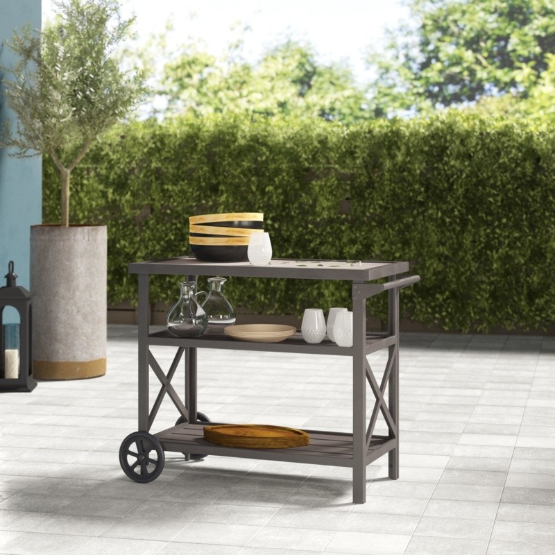 Amaara Bar Serving Cart