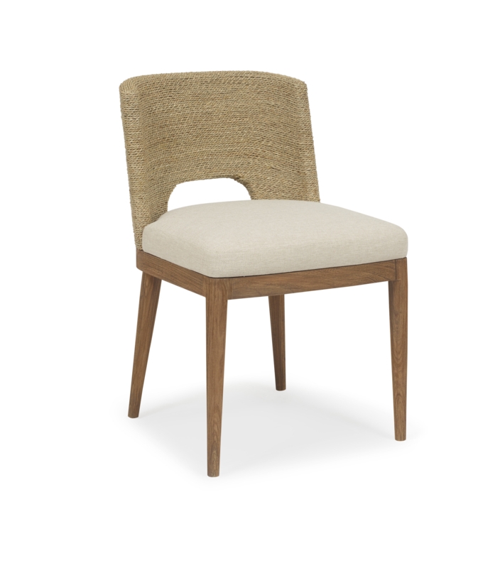 Seagrass Teak Dining Chair with Cushion