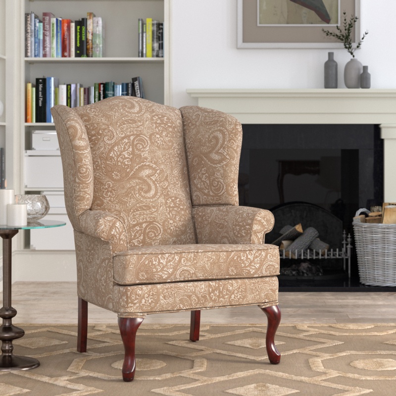 Amandy Upholstered Wingback Chair