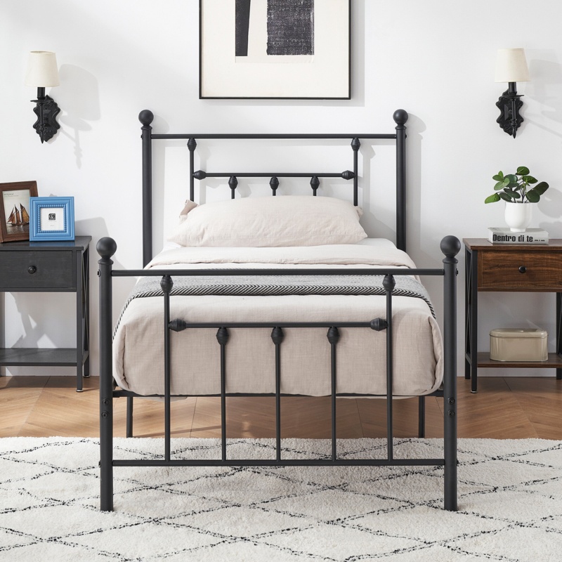 Aniyyah 42.9'' Steel Bed Frame