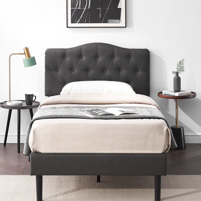 Aniyyah 46.9'' Steel Bed Frame
