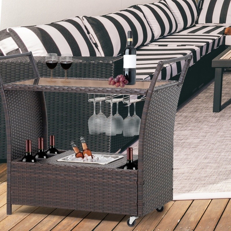 Anthonyville Bar Serving Cart