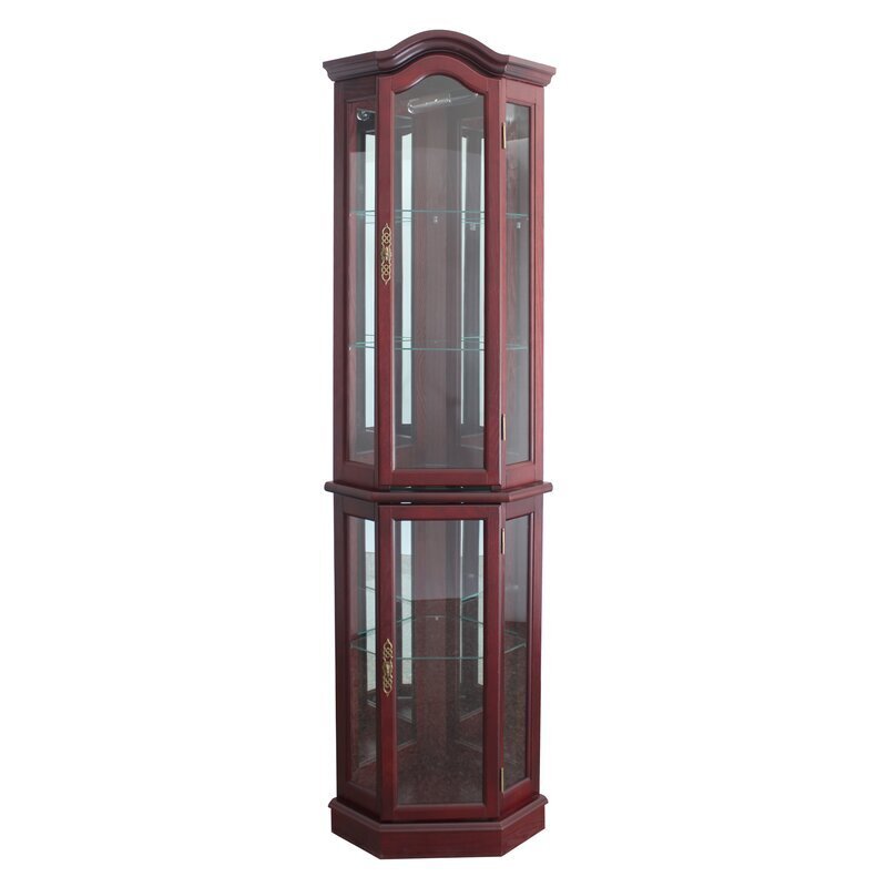 Antique Curio Cabinet With Glass Doors