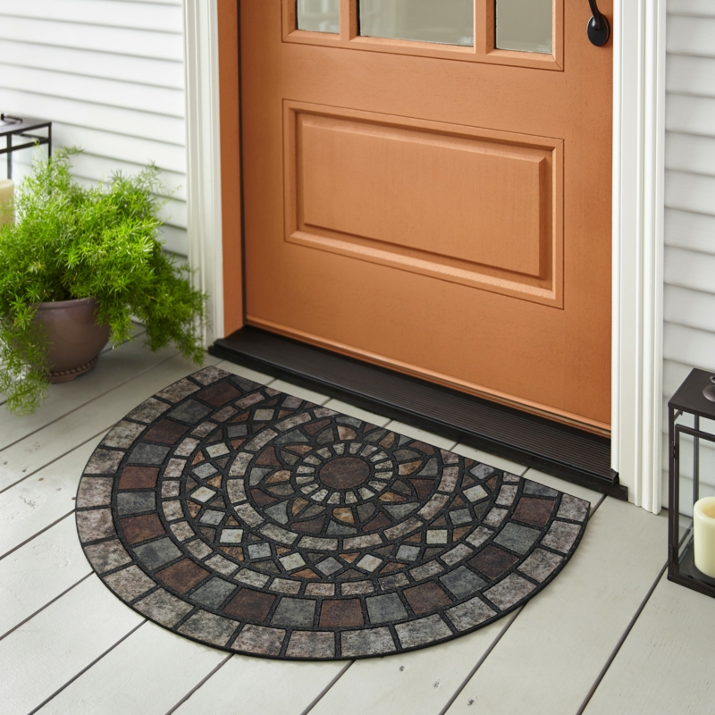 Recycled Rubber Decorative Doormat