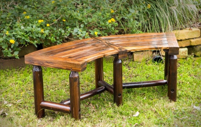 Ardoin Curved Picnic Bench