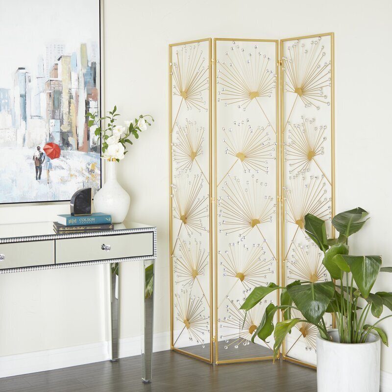 Art Deco Acrylic Partition Wall