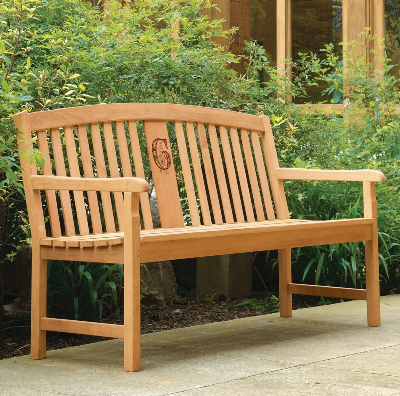 Customizable Wooden Garden Bench