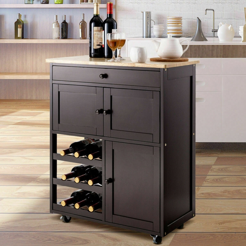 Multi-functional Kitchen Cart with Storage