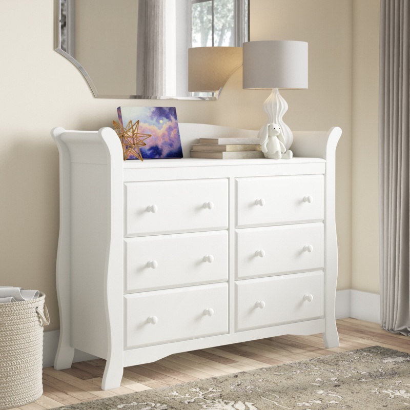 Avalon 6 Drawer Double Dresser Foter