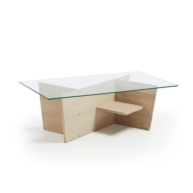 Glass And Wood Coffee Tables - Foter