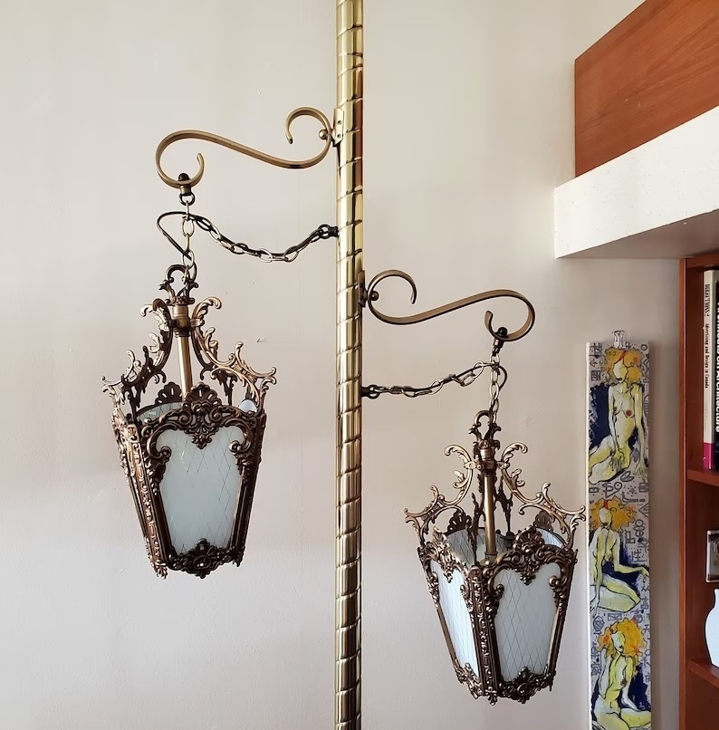 Baroque Floor to Ceiling Pole Lamp