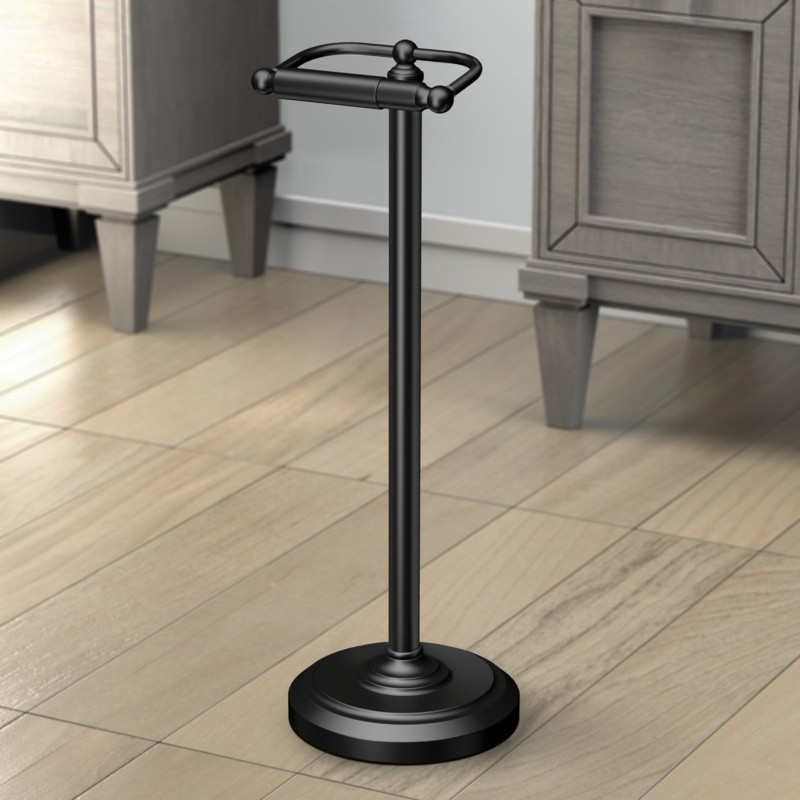 Bath Accessories Gatco Free Standing Toilet Paper Holder