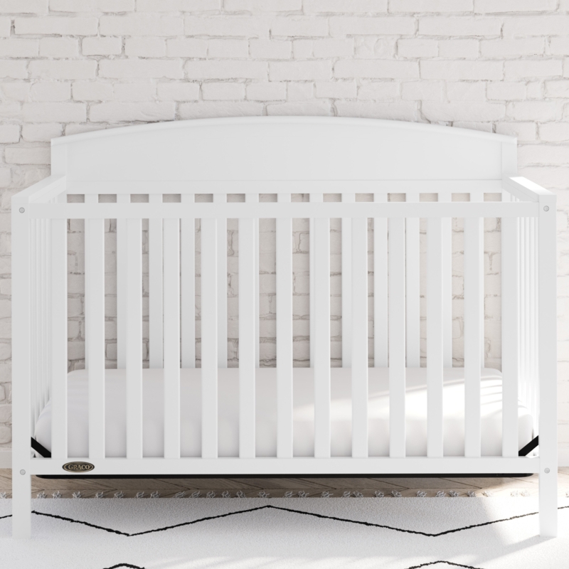 5-in-1 Convertible Crib with Adjustable Height
