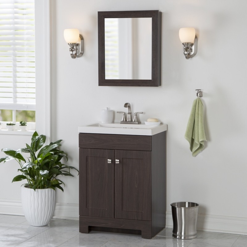 Dark Wood Bathroom Vanity - Ideas on Foter