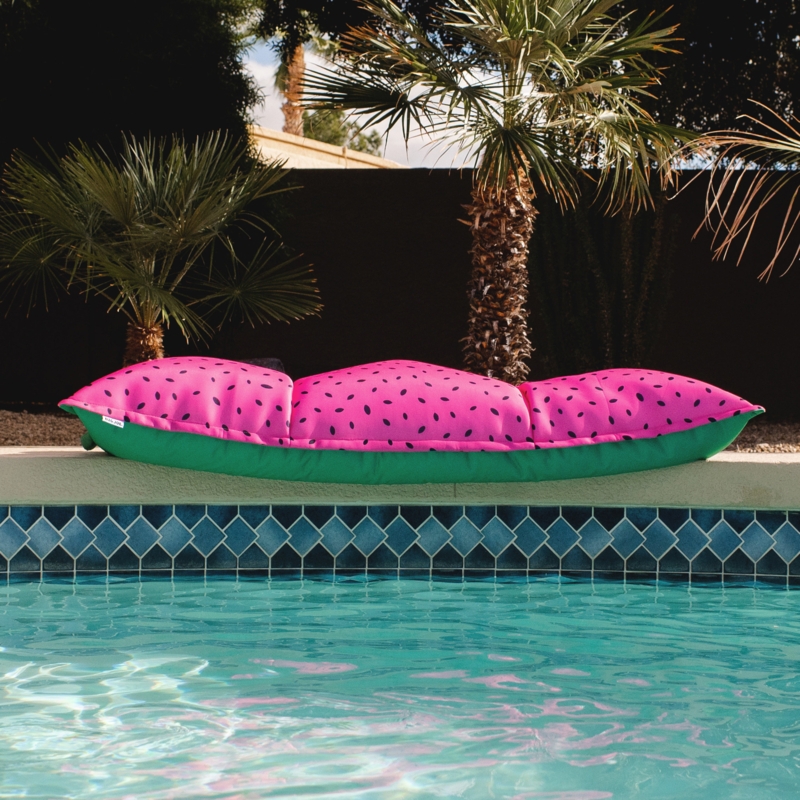 Pool Float Lagoon Lounger with Bean Filling
