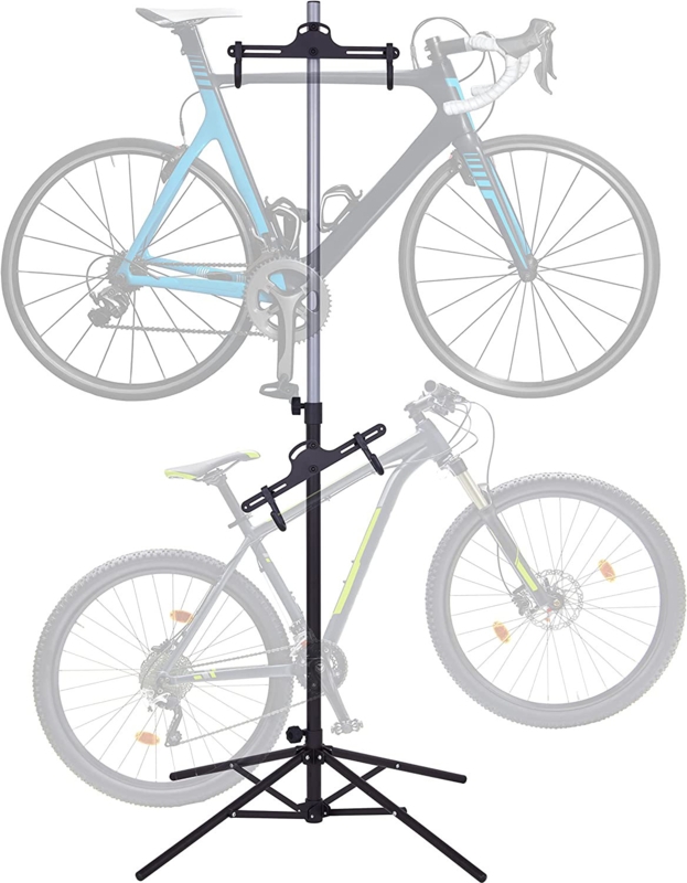 Deluxe Indoor Bicycle Storage Stand for Two Bikes
