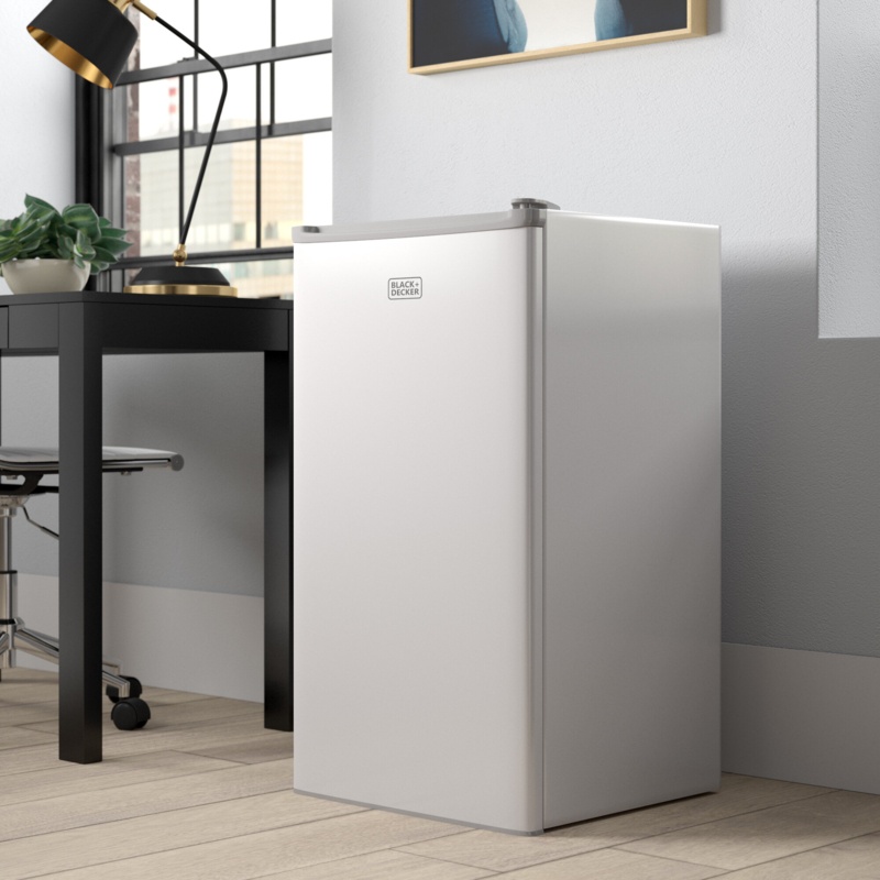 Black + Decker BCRK Series 3.2 Cubic Feet cu. ft. Freestanding Mini Fridge with Freezer