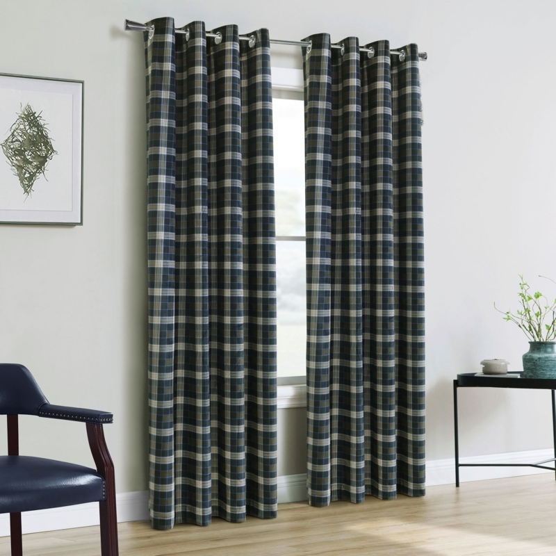 Brushed Velvet Room-Darkening Curtain