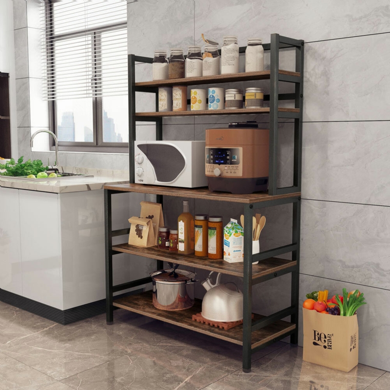 Industrial Baker's Rack with Ample Storage