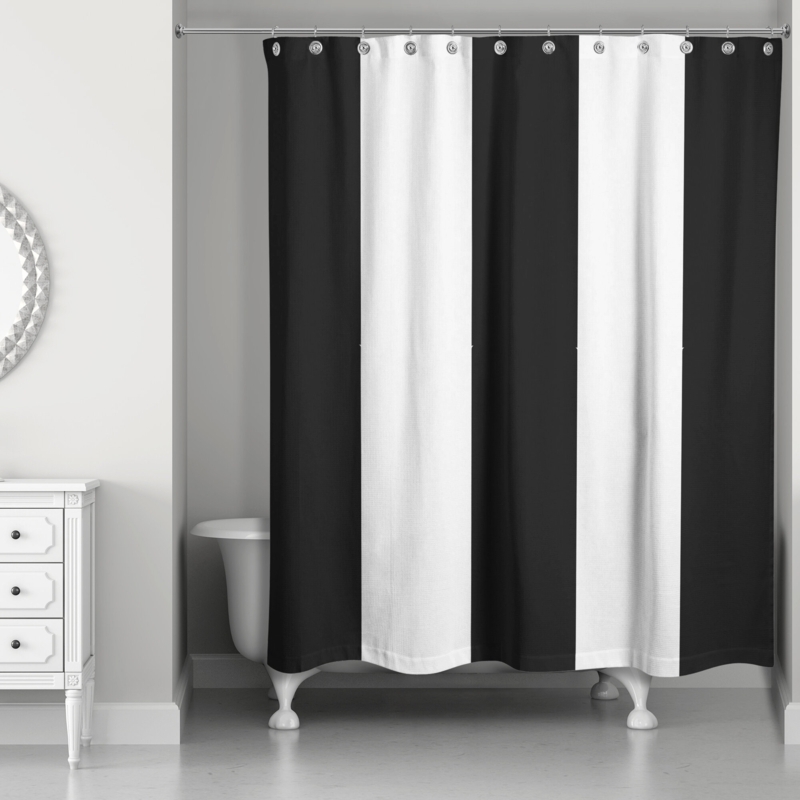 Vertical Striped Shower Curtain