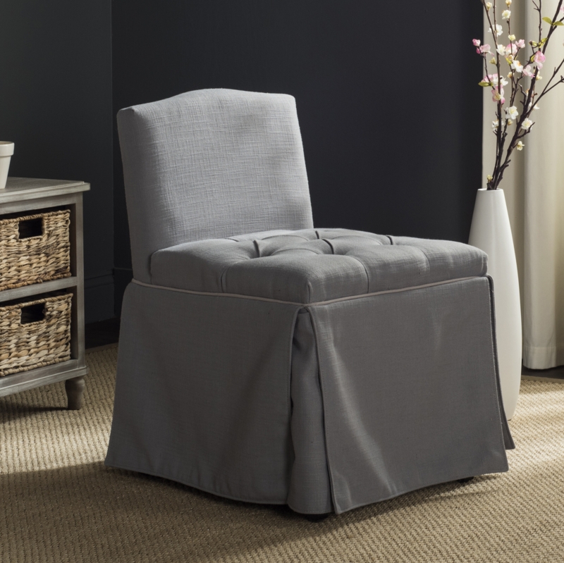 Formal Vanity Chair with Button Tufting