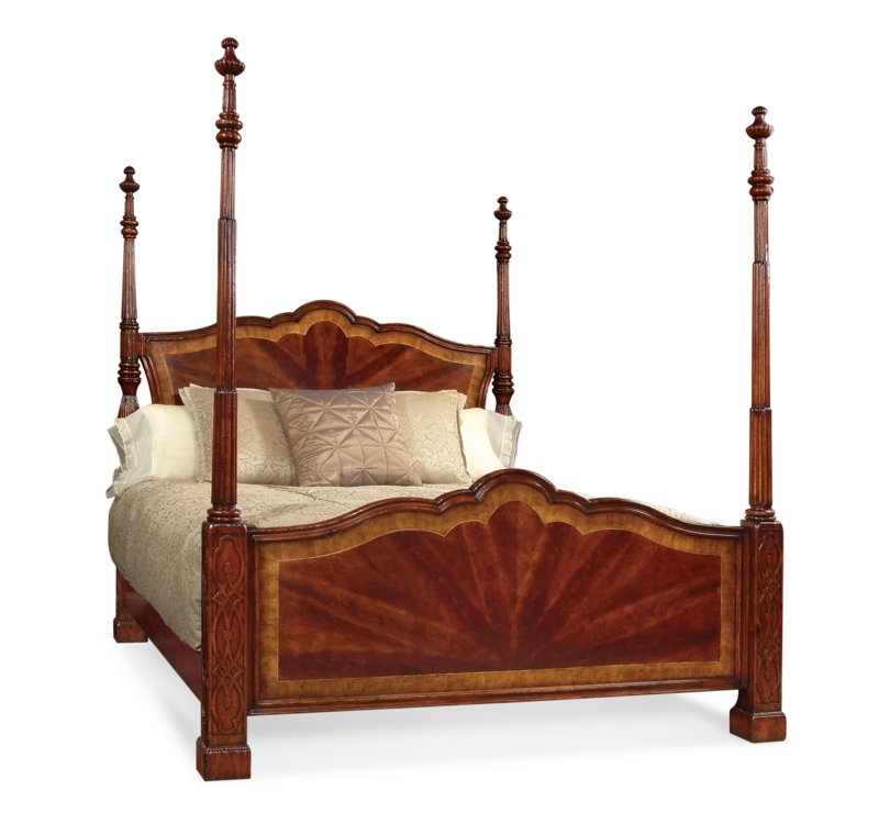Chippendale Style Four Poster Bed