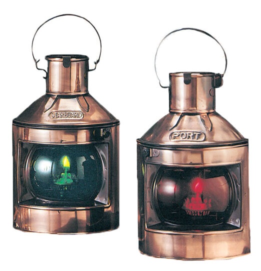 Buco Port and Starboard Bronze Outdoor Lantern