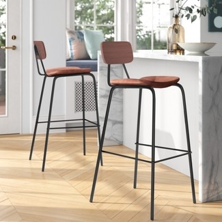 Leather Counter Height Stools - Foter