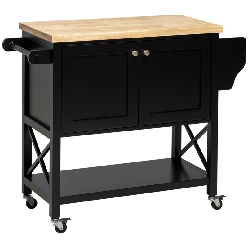 Prep & Serving Cart with Storage