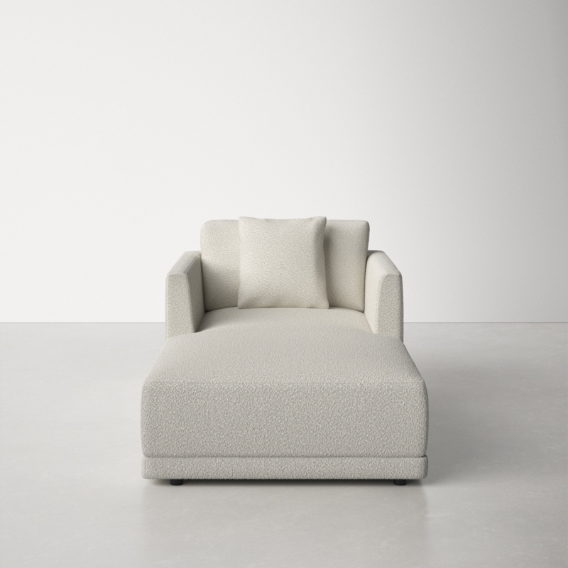 Modern Square Sofa with Plush Cushions