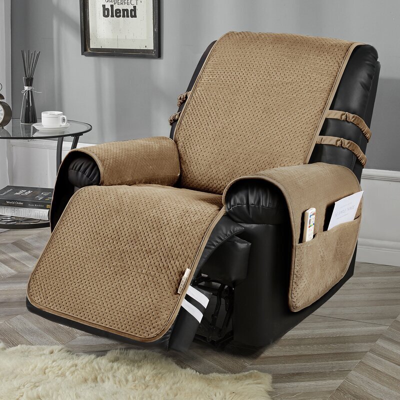 Camel Colored Recliner Cover 