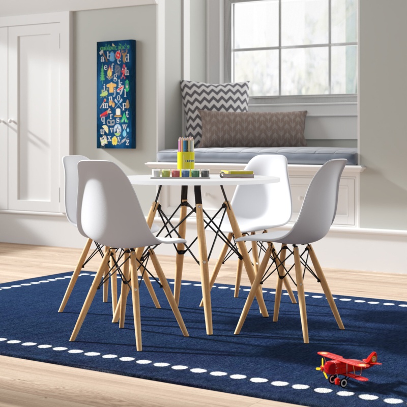 5-Piece Kids Table and Chair Set