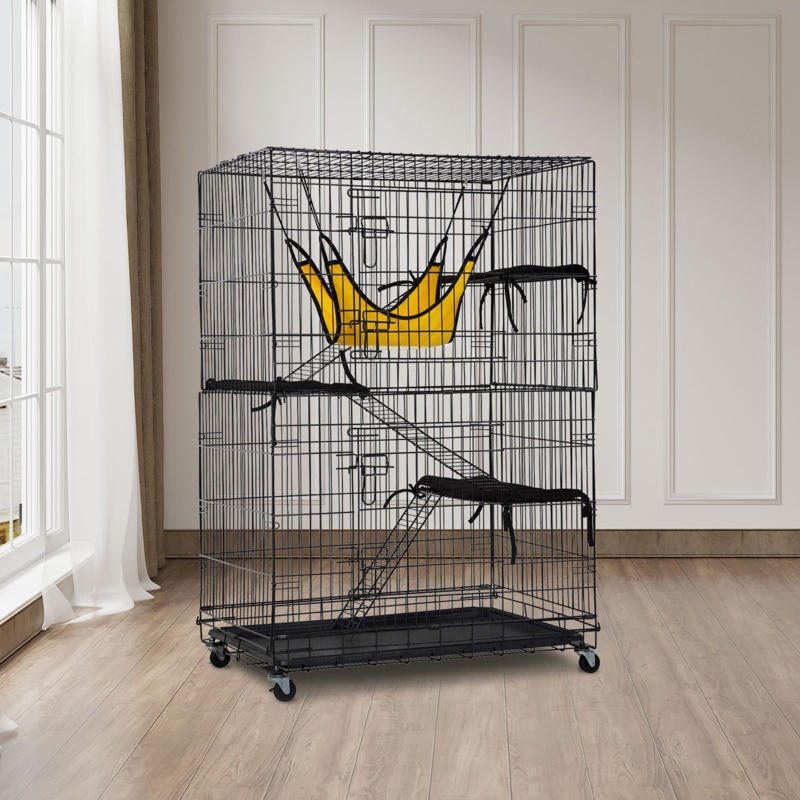 Multifunctional 3-Tier Pet Cage