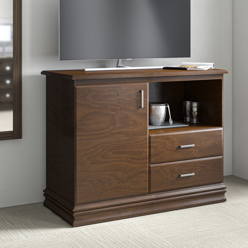 Combo Dresser with Media Compartment and Door