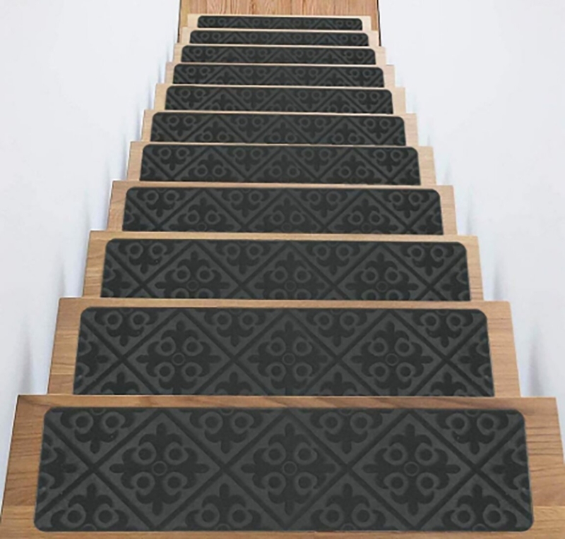 Carpet Stair Treads with Nonslip Backing