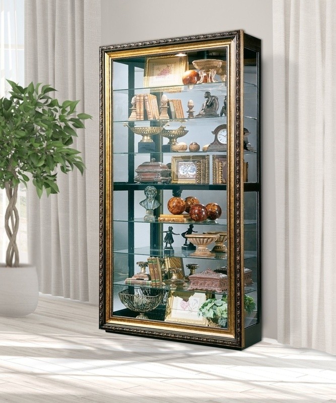 Cavour Lighted Curio Cabinet