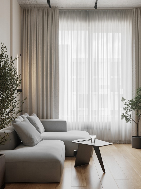 Ceiling-to-Floor Curtains