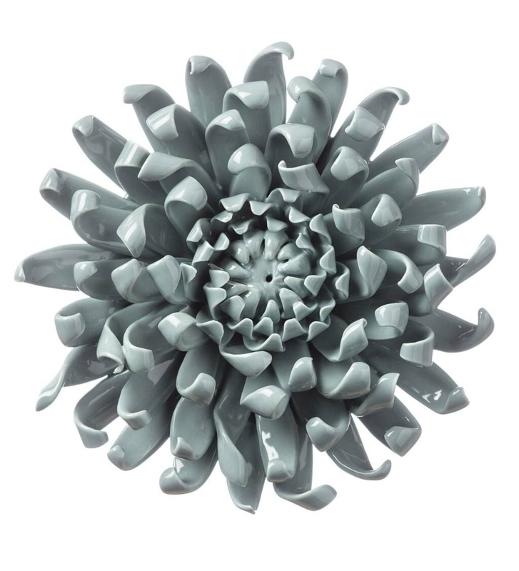 Ceramic Flower Wall Sculpture