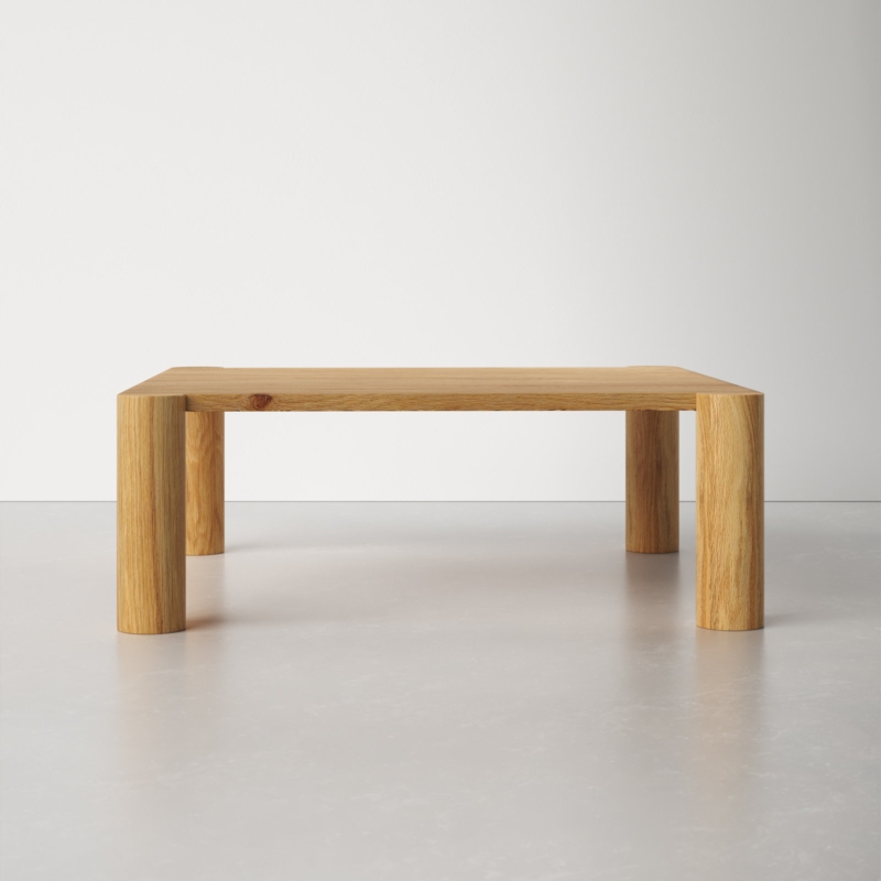 Coffee Table with Customizable Leg Design