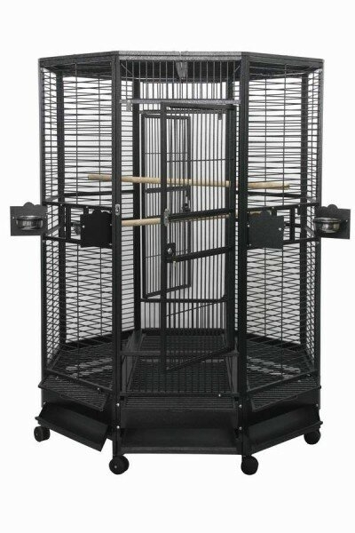 Secure Aviary Cage with Accessories