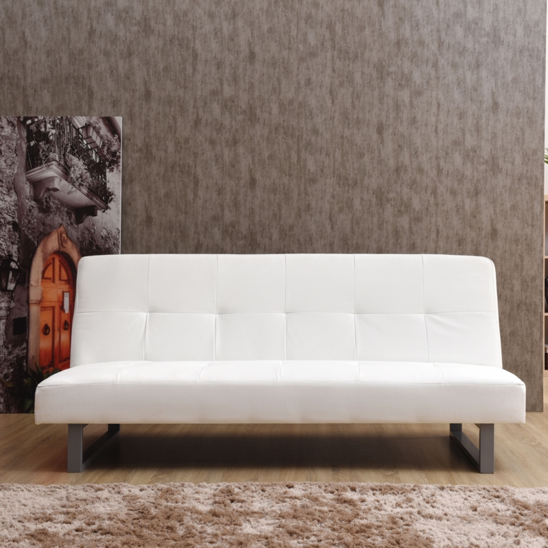 Contemporary Sleeper Sofa with Button Tufting