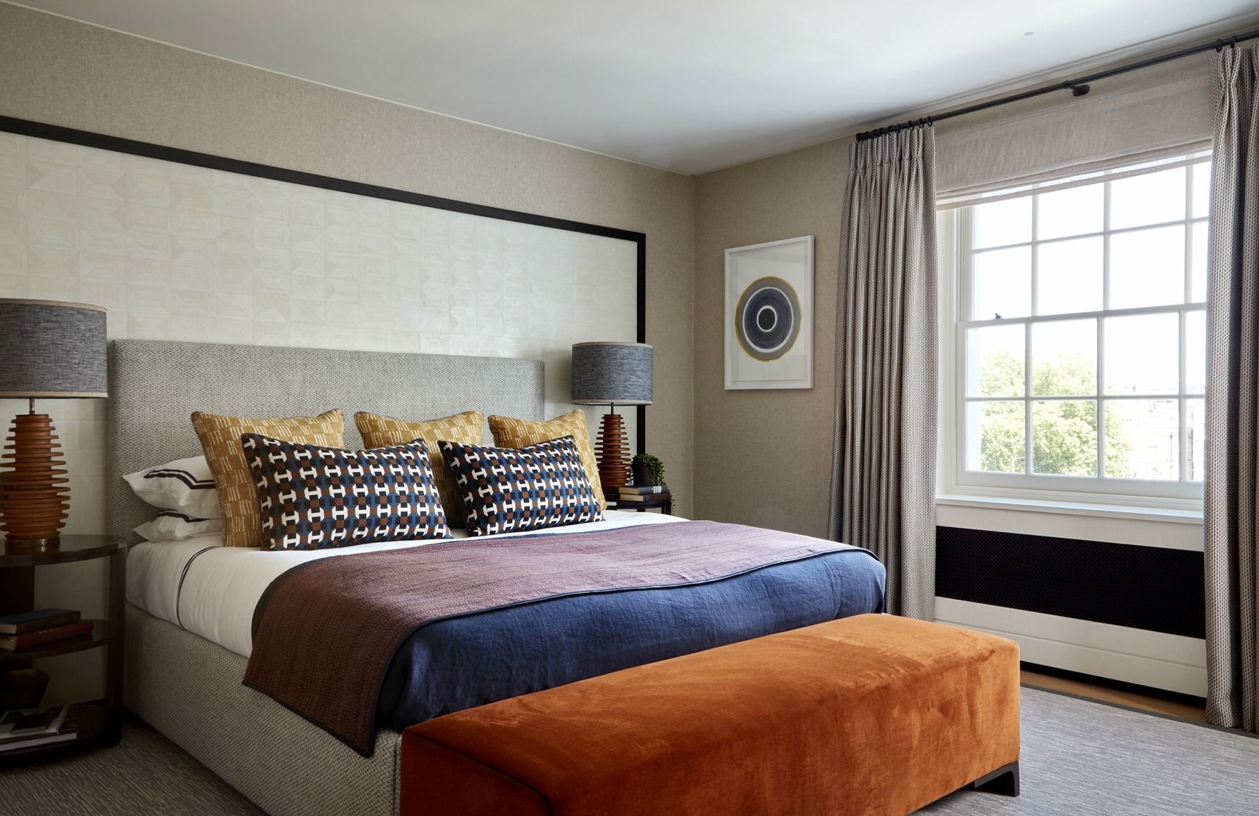 Choose a pop of color with an accent chair