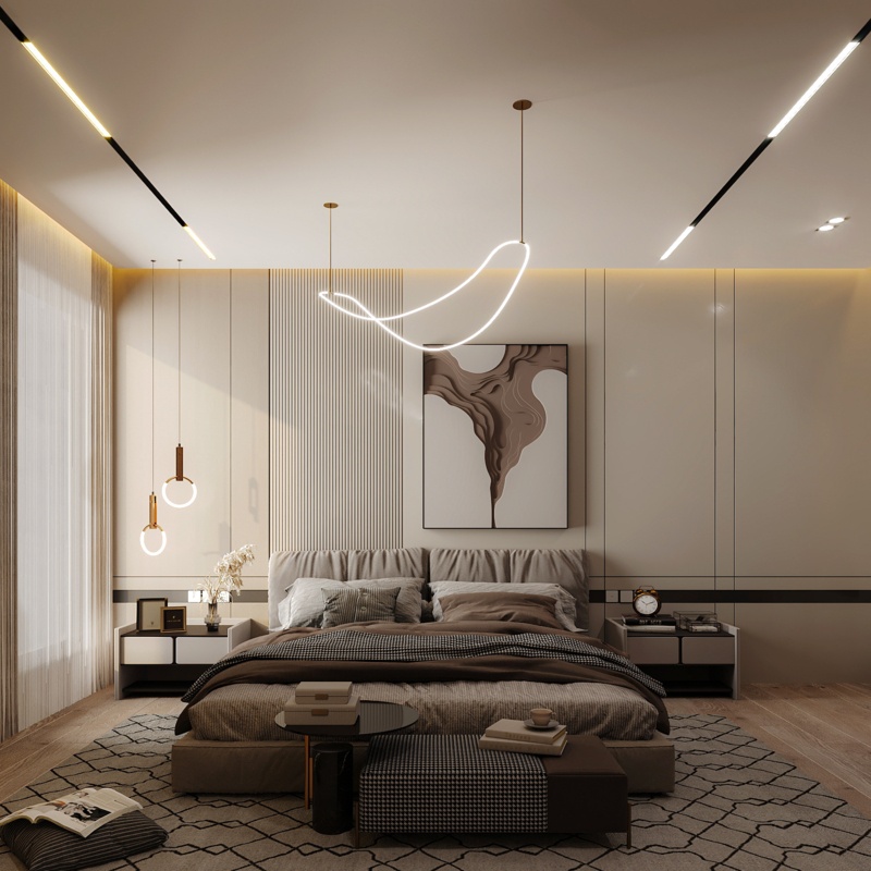 Choose modern light fixtures