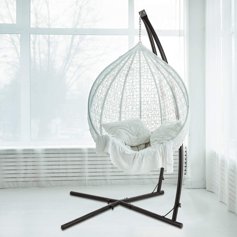 X-Type Hammock Chair Stand with Adjustable Height