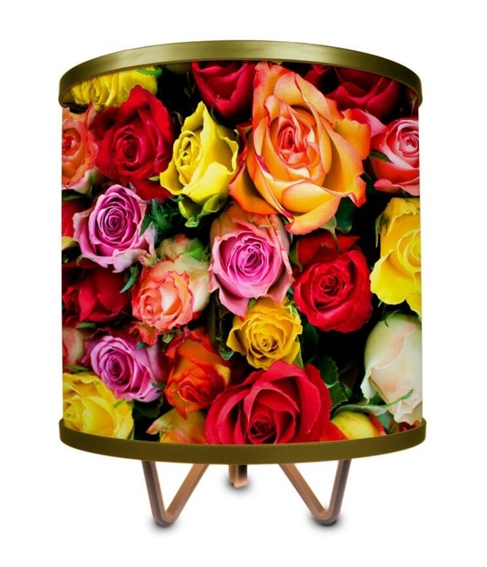 Bouquet of Roses Illuminated Table Lamp