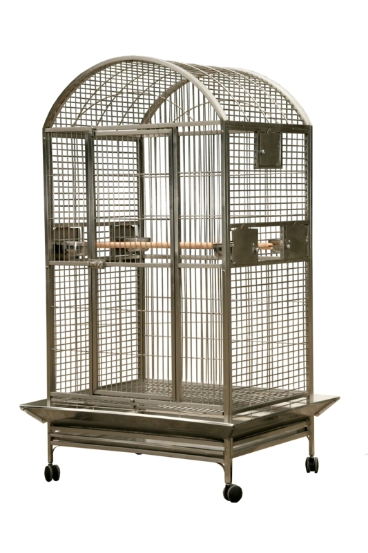 Dome Top Bird Cage with Accessories