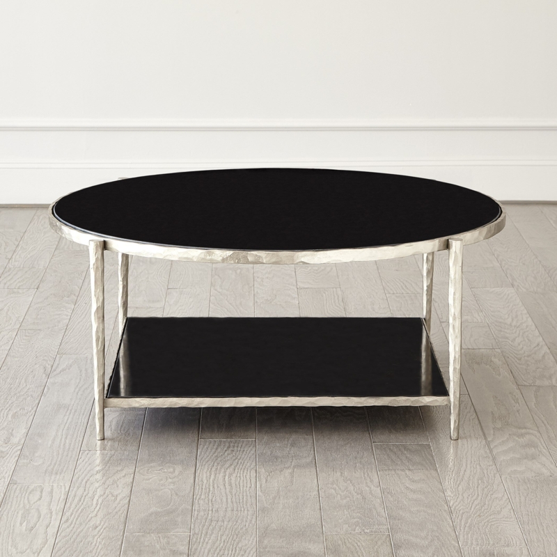 Circle Square Cocktail Table with Granite Top