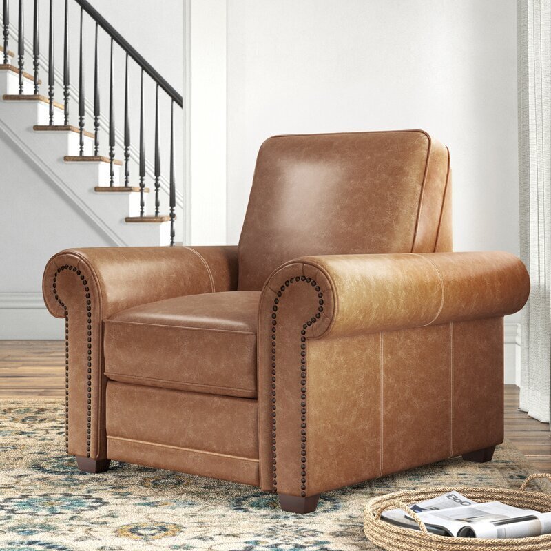 Classic Style Small Space Wall Hugger Recliner