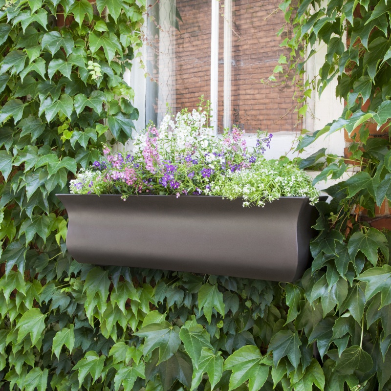 Clywd Self Watering Plastic Window Box Planter